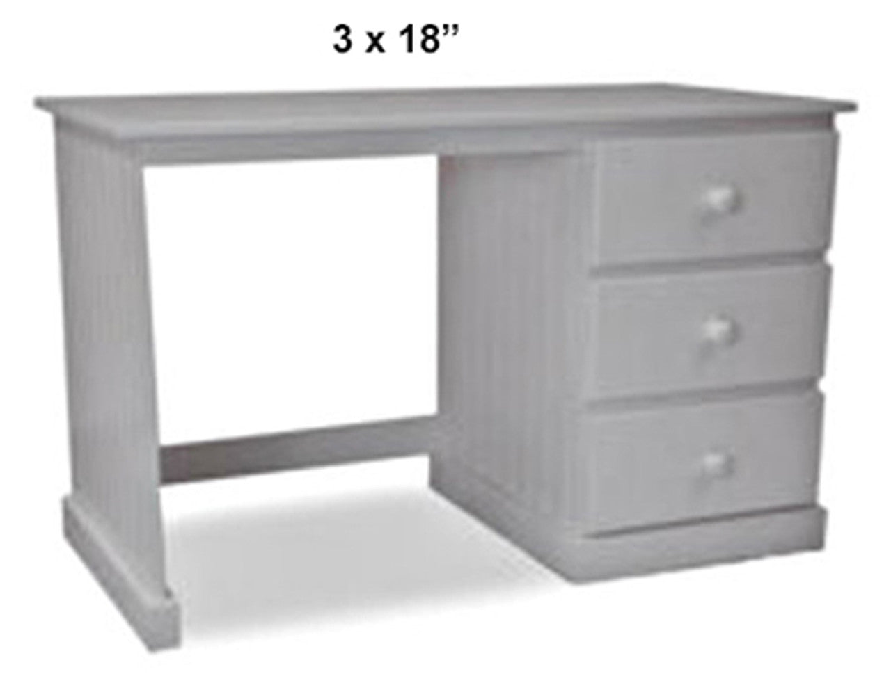 MUDGEE (AUSSIE MADE) DESK WITH FOOT REST COLLECTION - ASSORTED STAINED COLOURS - STARTING FROM $599