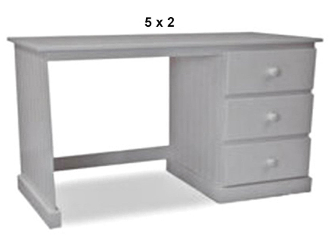 MUDGEE (AUSSIE MADE) DESK WITH FOOT REST COLLECTION - ASSORTED STAINED COLOURS - STARTING FROM $599