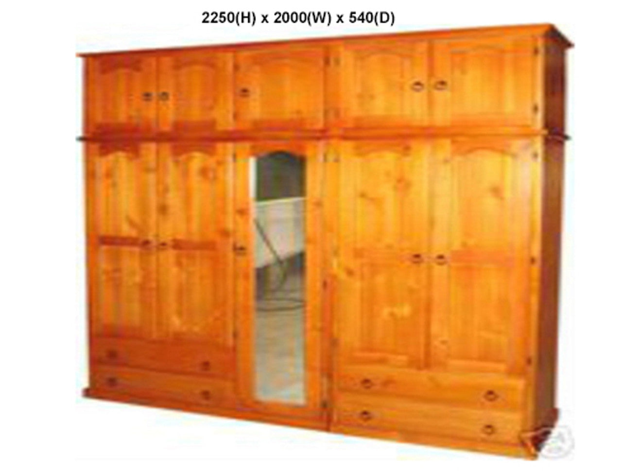 MUDGEE (AUSSIE MADE) MULTIROBE WITH TOP STORAGE BOXES COLLECTION - ASSORTED STAINED COLOURS - STARTING FROM $3299