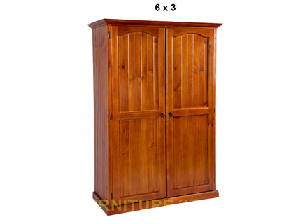 MUDGEE (AUSSIE MADE) 2 DOOR PANTRY COLLECTION - ASSORTED STAINED COLOURS - STARTING FROM $999