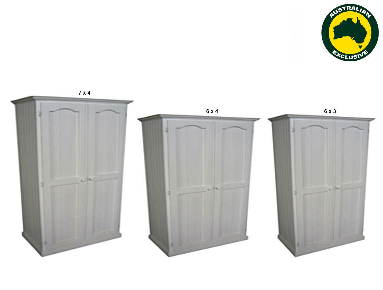 MUDGEE (AUSSIE MADE) STANDARD PANTRY WARDROBE COLLECTION - ASSORTED PAINTED COLOURS - STARTING FROM $1199