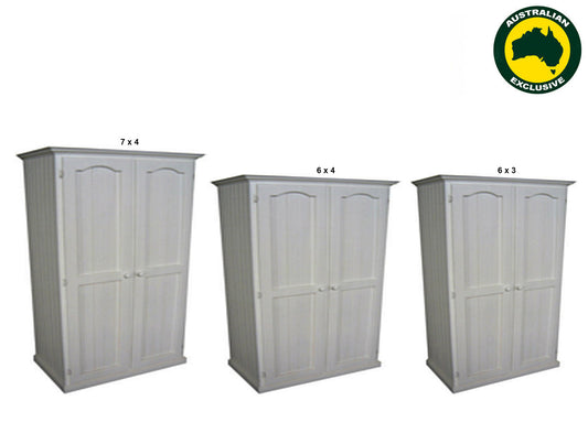 MUDGEE (AUSSIE MADE) STANDARD PANTRY WARDROBE COLLECTION - ASSORTED PAINTED COLOURS - STARTING FROM $1199