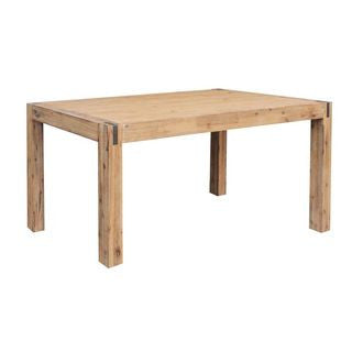 ENDLICHERI DINING TABLE ONLY - 2100(W) x 950(D) - OAK / CHOCOLATE