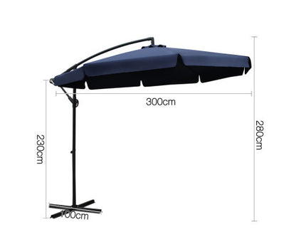 HAMMON OUTDOOR  UMBRELLA - NAVY