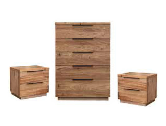 Baldrine 3 Piece Chest Set - Wormy Chestnut