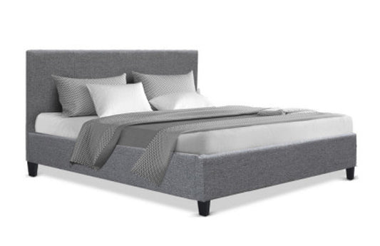 DOUBLE NEO FABRIC BED - GREY