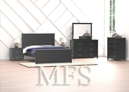 DOUBLE OR QUEEN HALIFAX (CUSTOM MADE) 6 PIECE (THE LOT) BEDROOM SUITE - ASSORTED COLOURS