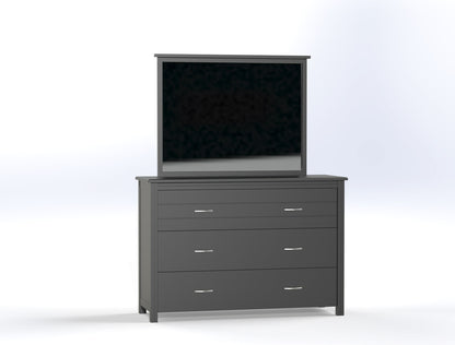 KING HALIFAX (CUSTOM MADE) 5 PIECE (DRESSER) BEDROOM SUITE - ASSORTED COLOURS