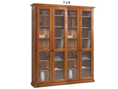 NOOSA (AUSSIE MADE) 4 DOOR LIBRARY UNIT COLLECTION - ASSORTED STAINED COLOURS - STARTING FROM $1999