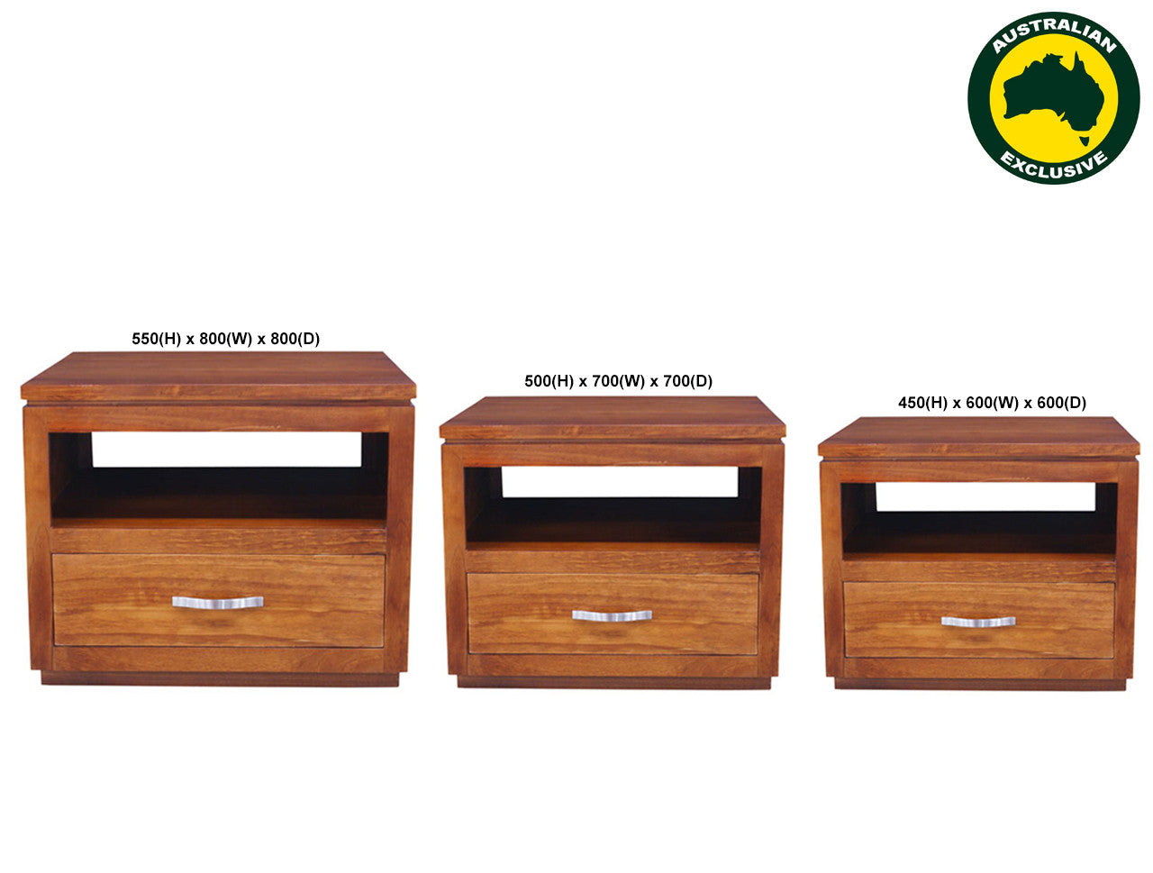 NOOTURE (AUSSIE MADE) LAMP TABLE COLLECTION - ASSORTED STAINED COLOURS - STARTING FROM $599