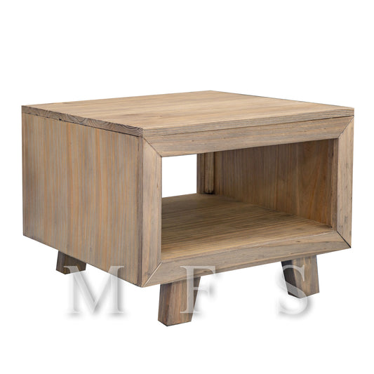 Carnival Lamp Table (BET-LT) - 550(W) X 550(D) - Brushed Greywash