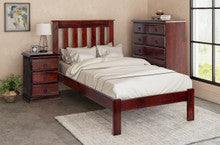 QUEEN CRONULLA (CRQBB) BED WITH DOONA FOOT - BALTIC(#215) , WALNUT(#219) OR GREY WASH(#501)