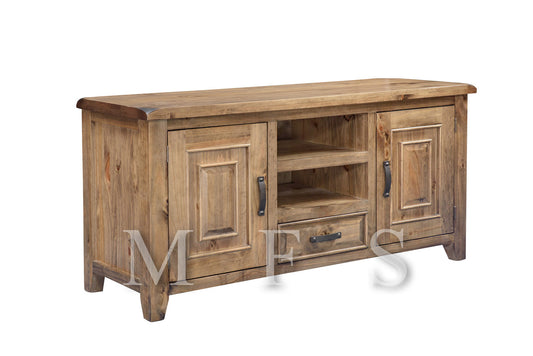 Pinelands (HTGTV1) TV Unit 1 - 700(H) X 1530(W) - Grey Wash