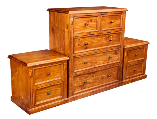 Legions 3 Piece Chest Set (5+2+2) - Nutmeg