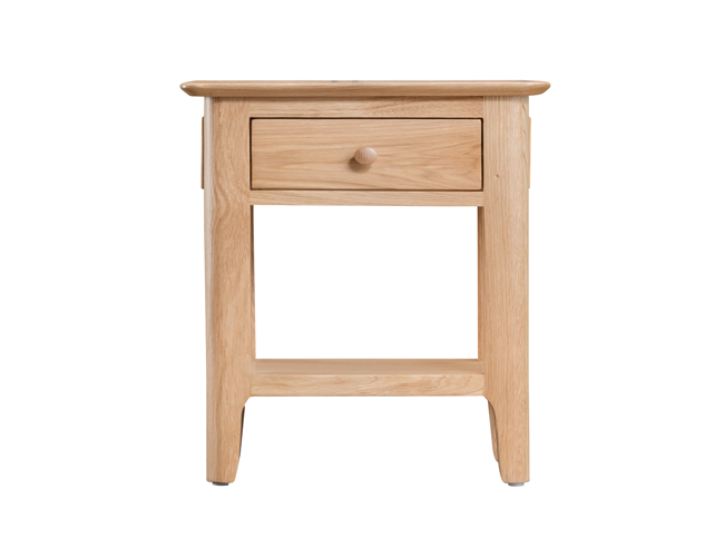 Robinhood (AUSSIE MADE) (NT-SIT) Side Table With Drawer - 500(H) X 500(W) X 400(D) - Tassie Oak Combination - Assorted Colours
