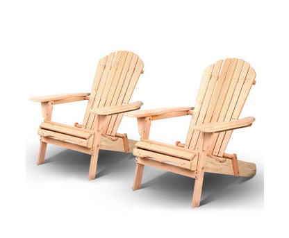 FAUNA (SET OF 2) OUTDOOR LOUNGE CHAIR - NATURAL