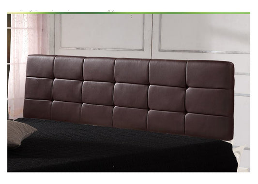 (ING-HB-23 ) KING DELUXE TUFTED LEATHERETTE BEDHEAD - BROWN