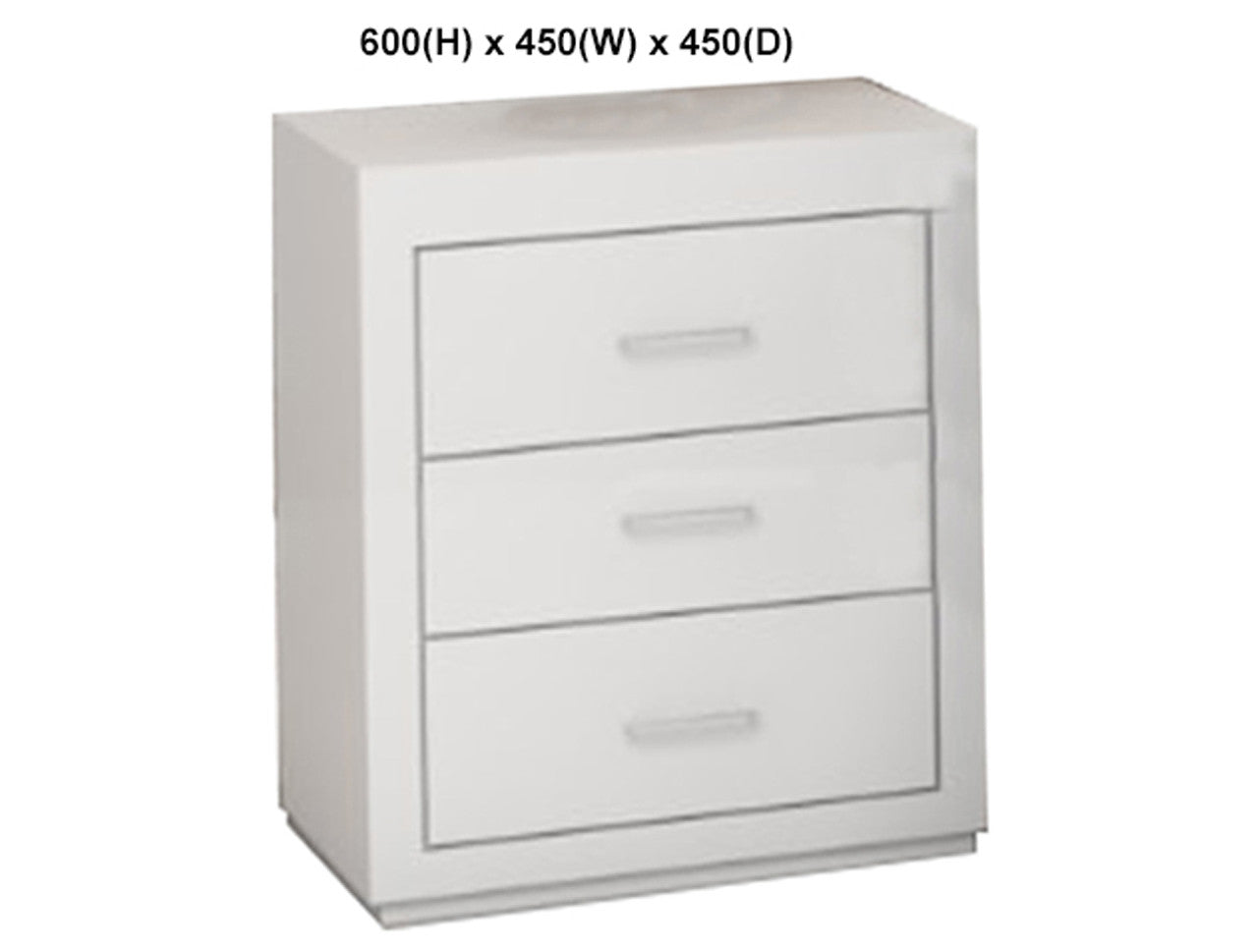 NARRABEEN (AUSSIE MADE) 3 DRAWER BEDSIDE TABLE COLLECTION - ASSORTED PAINTED COLOURS - STARTING FROM $399