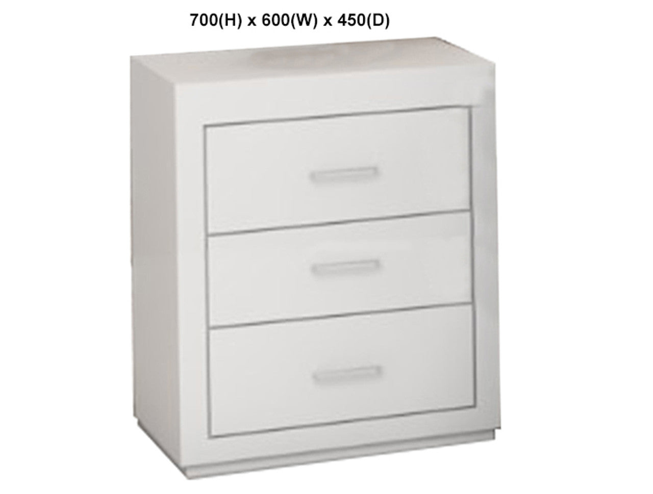 NARRABEEN (AUSSIE MADE) 3 DRAWER BEDSIDE TABLE COLLECTION - ASSORTED PAINTED COLOURS - STARTING FROM $399