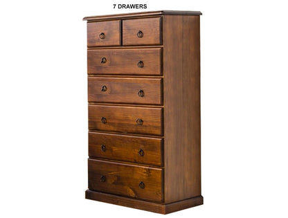CARRINGTON (AUSSIE MADE) TALLBOY COLLECTION - ASSORTED STAINED COLOURS - STARTING FROM $600