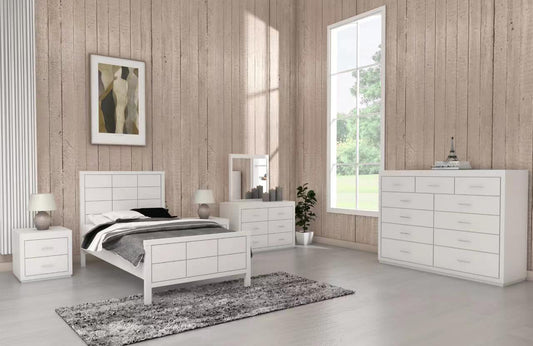 QUEEN NARRABEEN (CUSTOM MADE) 100% HARDWOOD PANEL BED  - ASSORTED COLOURS
