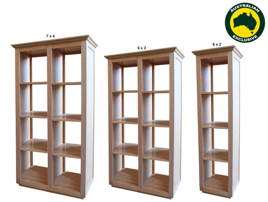 Neston (AUSSIE MADE) Highline Room Divider Collection - Tassie Oak Combination - Assorted Stained Colours