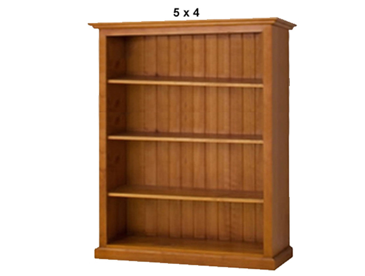 NOLAN (AUSSIE MADE) LOWLINE BOOKCASE 40mm TRIMM COLLECTION - ASSORTED STAINED COLOURS - STARTING FROM $399