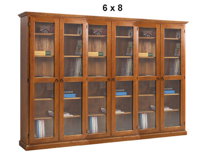 NOOSA (AUSSIE MADE) 6 DOOR LIBRARY UNIT COLLECTION - ASSORTED STAINED COLOURS - STARTING FROM $2699