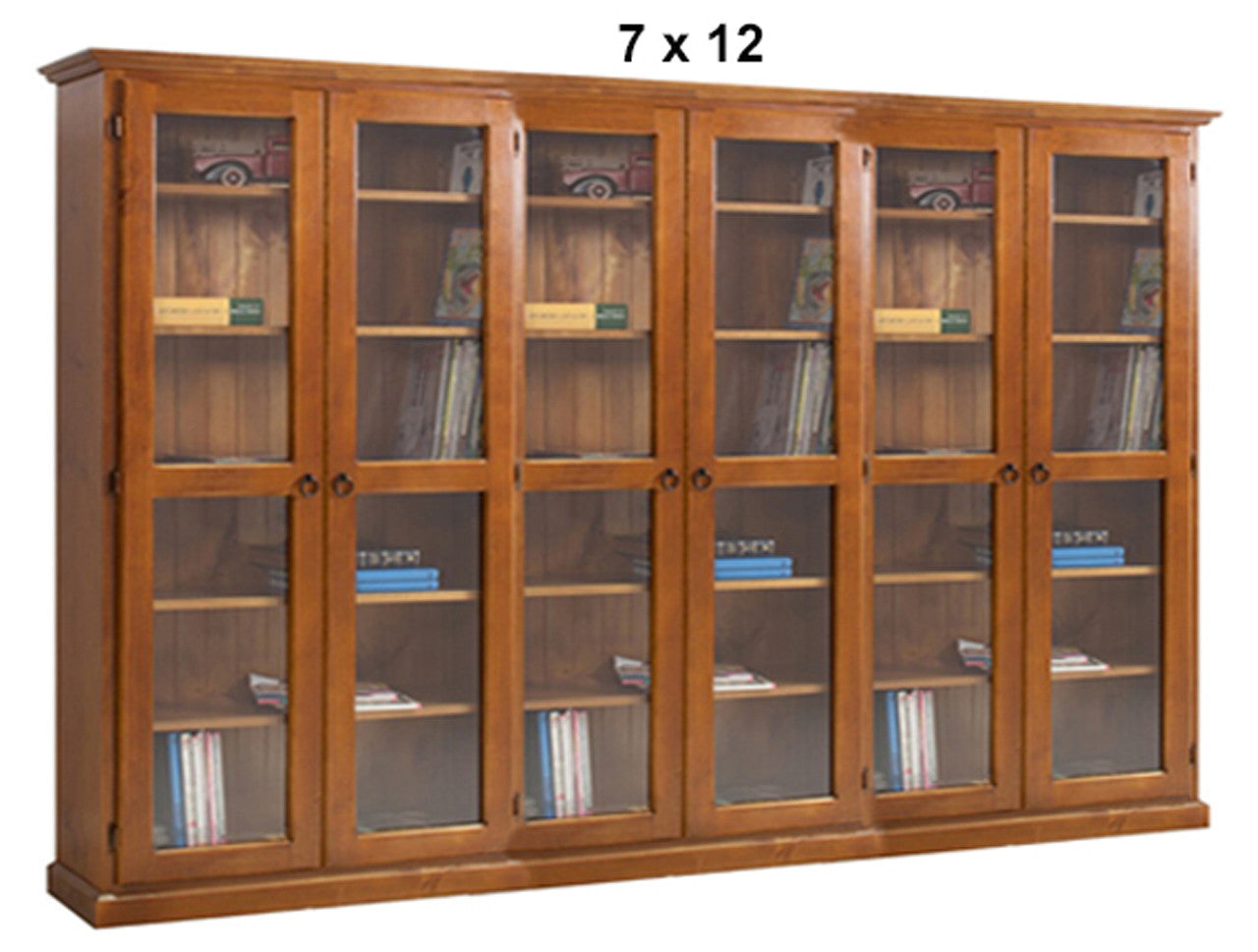 NOOSA (AUSSIE MADE) 6 DOOR LIBRARY UNIT COLLECTION - ASSORTED STAINED COLOURS - STARTING FROM $2699