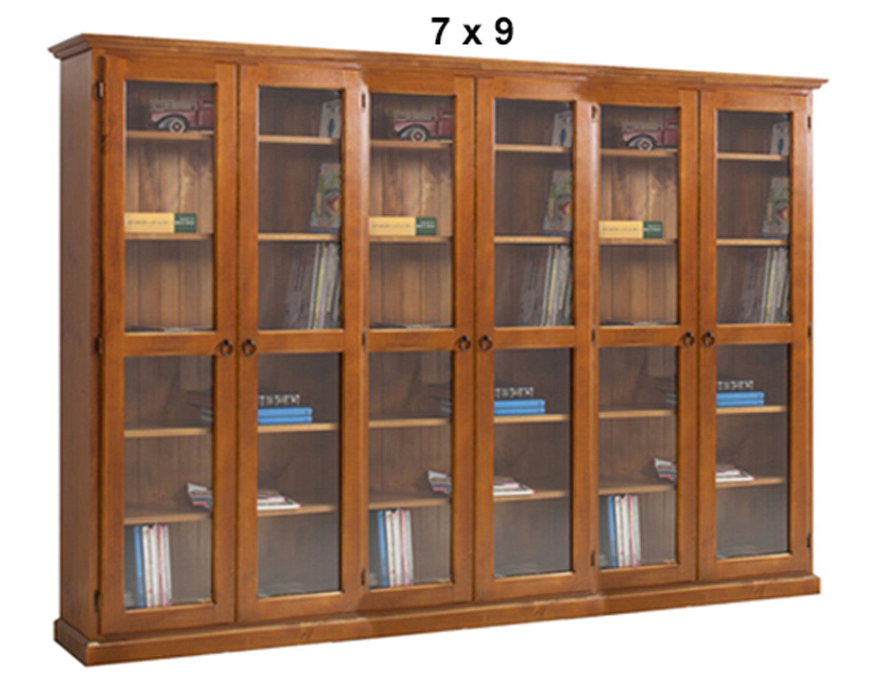 NOOSA (AUSSIE MADE) 6 DOOR LIBRARY UNIT COLLECTION - ASSORTED STAINED COLOURS - STARTING FROM $2699