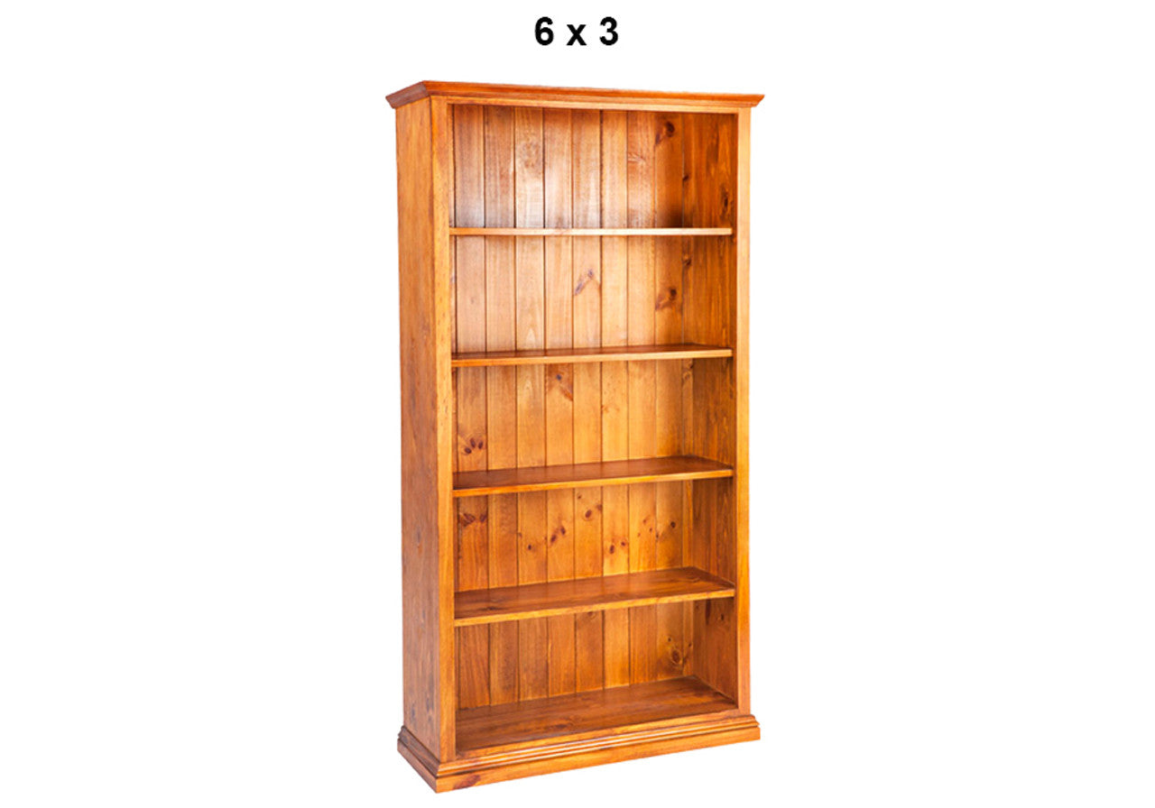 NOOSA (AUSSIE MADE) HIGHLINE STANDARD BOOKCASE COLLECTION - ASSORTED COLOURS - STARTING FROM $599