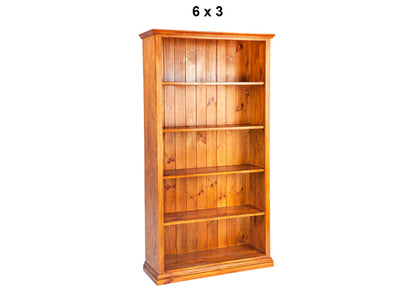 NOOSA (AUSSIE MADE) HIGHLINE STANDARD BOOKCASE COLLECTION - ASSORTED COLOURS - STARTING FROM $599
