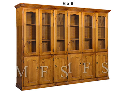 NOOSA (AUSSIE MADE) LIBRARY 12 DOOR PIGEON PAIRED COLLECTION  - ASSORTED STAINED COLOURS - STARTING FROM $2399
