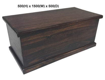 NOOSA (AUSSIE MADE) STORAGE BOX ALL SMOOTH COLLECTION - ASSORTED STAINED COLOURS - STARTING FROM $449