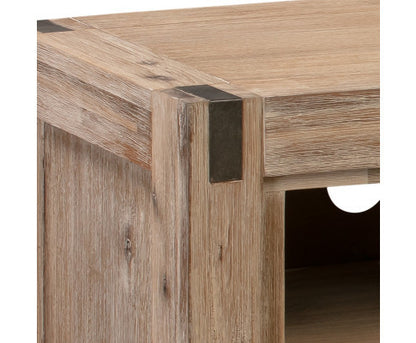 JARVAN 3 DRAWERS/ 3 SHELVES TV CABINET - CLASSIC OAK