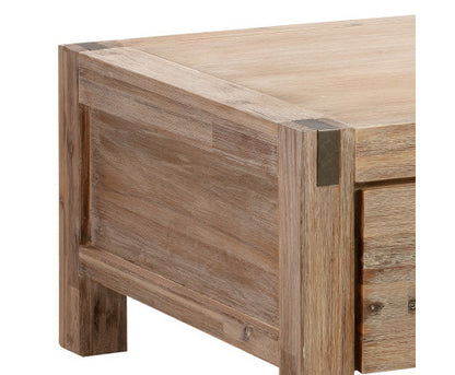 JARVAN 2 DRAWER COFFEE TABLE  1270(W) - CHOCOLATE