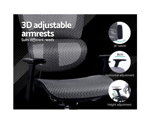 CALLEUM EXECUTIVE OFFICE COMPUTER CHAIR - GREY