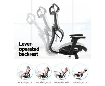 CALLEUM EXECUTIVE OFFICE COMPUTER CHAIR - GREY