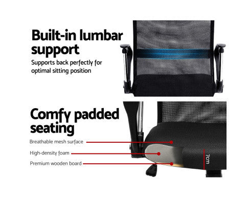 CARRIBEAN HIGH BACK OFFICE EXECUTIVE CHAIR - BLACK