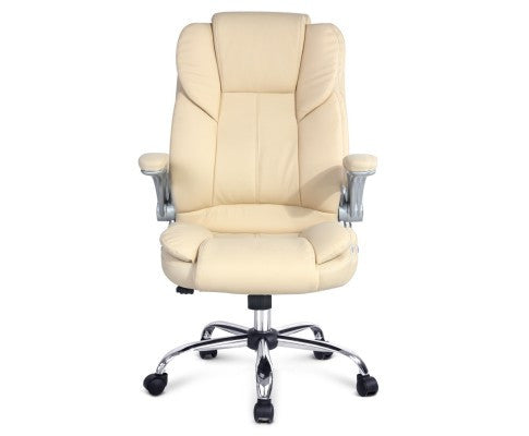 Hero Leatherette Executive Office Chair (MODEL:9314) - Beige