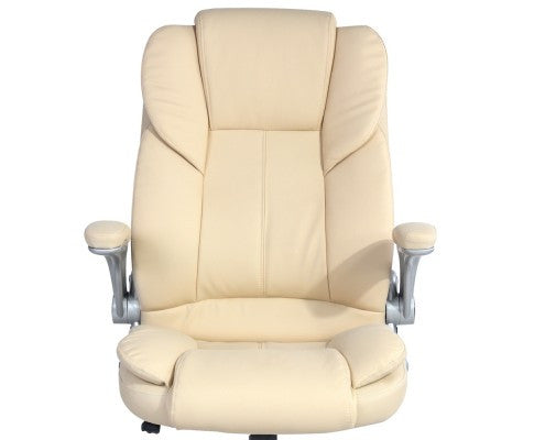 HERO LEATHERETTE EXECUTIVE OFFICE CHAIR (MODEL:9314) - BEIGE