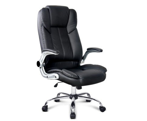HERO LEATHERETTE EXECUTIVE OFFICE CHAIR (MODEL:9314) - BLACK