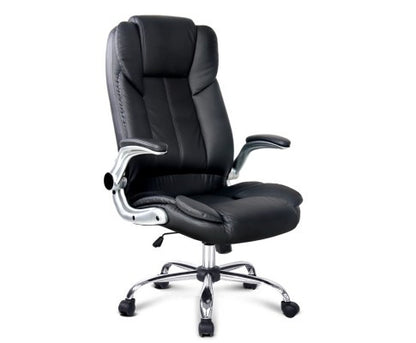 HERO LEATHERETTE EXECUTIVE OFFICE CHAIR (MODEL:9314) - BLACK