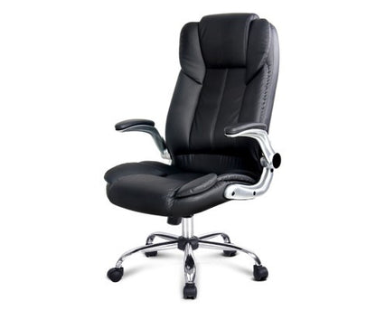 HERO LEATHERETTE EXECUTIVE OFFICE CHAIR (MODEL:9314) - BLACK