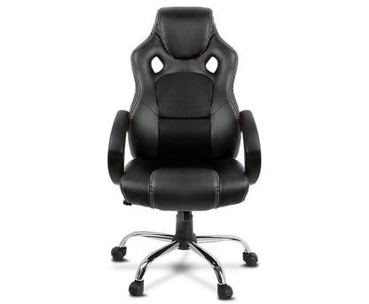 OTSANA EXECUTIVE LEATHERETTE RACING STYLE OFFICE CHAIR - BLACK