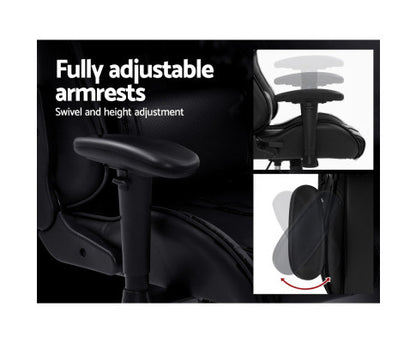WILBUR OFFICE COMPUTER GAMING CHAIR - BLACK