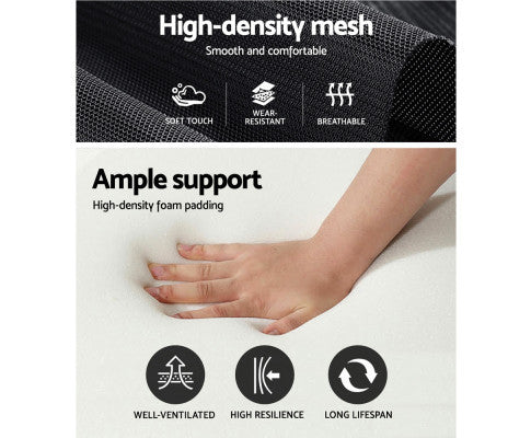 CORVINA RECLINING OFFICE COMPUTER  CHAIR  - BLACK