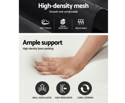 CORVINA RECLINING OFFICE COMPUTER  CHAIR  - BLACK & WHITE