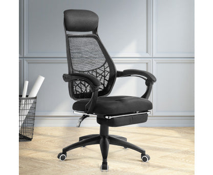 ASTERIA ADJUSTABLE OFFICE COMPUTER  CHAIR  - BLACK