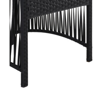 ALLEGRA (SET OF 2) OUTDOOR DINING CHAIR - BLACK